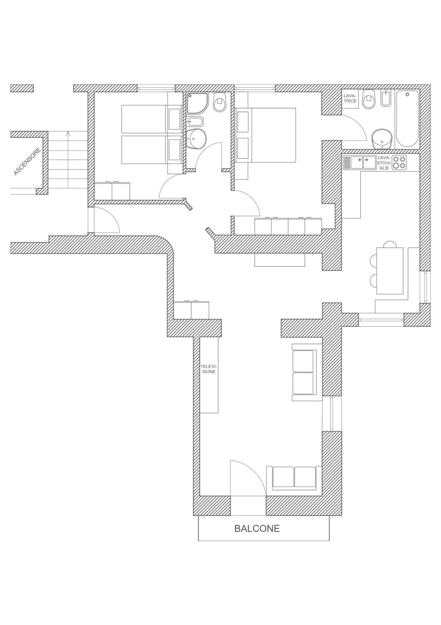 San Cristoforo Apartment Canazei Luaran gambar